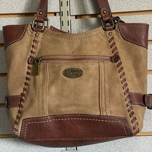 B.o.c Brown Oakley Tote Bag Purse Wallet
